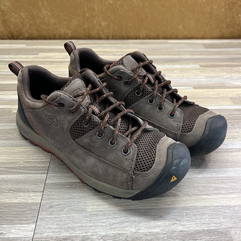 KEEN GDC 1112 Women's Hiking Boots Brown Leather Lace Up Size 8/40.5 More Like 9 - Picture 3 of 8